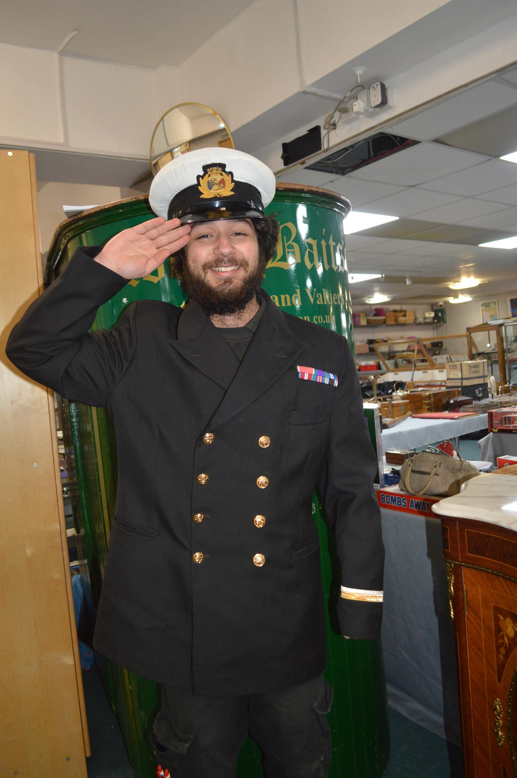 Merchant Navy Officers Jacket & Cap - Image 2 of 5