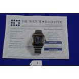 Cartier 1961 Model Automatic Wristwatch