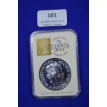 Date Stamped UK Year of the Horse 1oz Silver Proof Coin 2014