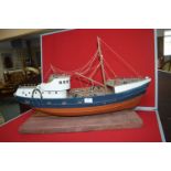 Wooden Model Trawler