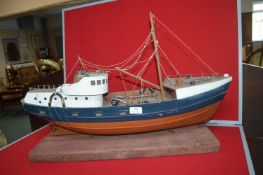 Wooden Model Trawler