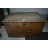 *Victorian Pine Box dated 1855