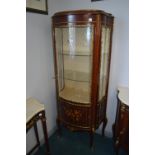 Reproduction Continental Style Display Case