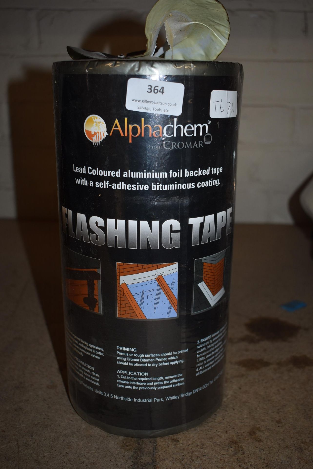 Alpha Chem Flashing Tape 300mm x 10m