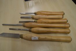 Set of Robert Sorby Wood Turning Tools and Chaser