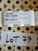 700 X STICKY BACK THERMAL PRINTER LABLE PRINTER ROLLS CONTINUES ROLL 58X40 SIZE - RRP £ 2100 : Based