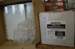 Manrose 4" Extractor Fan Kit and an Xpelair Extractor