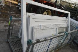 *Five PVC Exterior Doors (stillage not included) (salvage)
