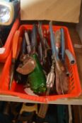 Various Tools: Pliers, Grips, Screwdrivers, etc.