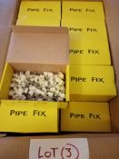 10,000 X 10MM WHITE NAIL DOWN PIPE CLIPS - RRP £ 450 : Based in Leeds full details will be handed to