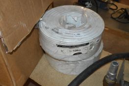 *Two ~100m Reels of Coaxial Cable