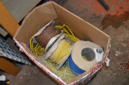 *Box of Assorted Cable Sheathing