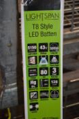 *Ten T8 Style LED Batten Lights (salvage)