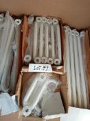 120 X GRAB HANDLES ASORTED SIZES WHITE - RRP £ 840 : Based in Leeds full details will be handed to