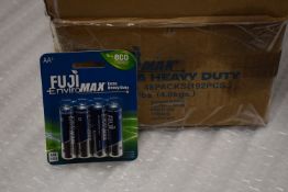 *Two Boxes of 192 Extra Heavy Duty Fuji Enviromax AA Batteries