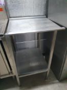 * small S/S feed table