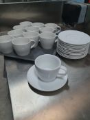 * 12 x coffee cups and saucers