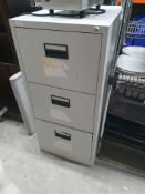 * 3 drawer filing cabinet