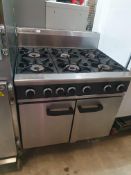 * Cobra 6 burner hob and oven