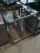 * S/S oven/applience standd with tray storage