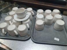 * 20 x coffee cups with saucers