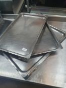 * 6 x S/S trays