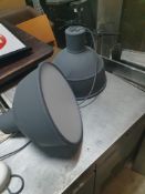 * 2 x grey silicone light fittings