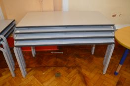 *Four Grey School Tables 55x110cm x 54cm tall (Lots 1001 - 1093 are based at Hall Road Academy,