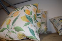 *Three Lemon Tree Scatter Cushions