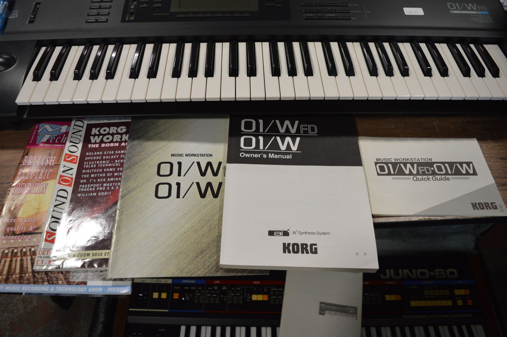 Korg 01/WFD Music Workstation Synthesiser (recently serviced) - Image 4 of 5