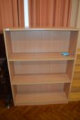 *Beech Effect Bookcase 97x31cm x 130cm tall (Lots 1001 - 1093 are based at Hall Road Academy,
