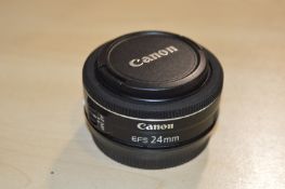 *Canon EFS 24mm F-2.8 STM Lens