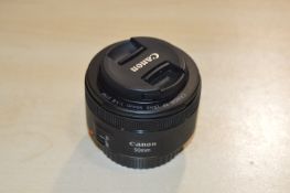 *Canon EF 50mm F-1.8 STM Lens