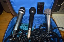 *Three Microphones Including Switchcraft, Ion, and Shure, plus a Gibson Baldwin BC650 Guitar/Bass