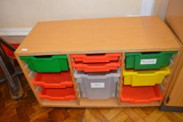 *Tray Storage Cabinet 46x100cm x 63cm tall (Lots 1001 - 1093 are based at Hall Road Academy,