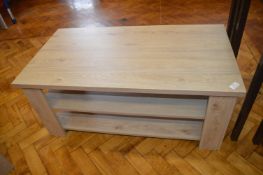 *Pale Oak Effect Coffee Table 52x98cm x 43cm tall (Lots 1001 - 1093 are based at Hall Road