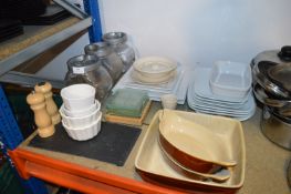 *Quantity of Tableware, Storage Jars, Salt & Pepper Mills, etc.