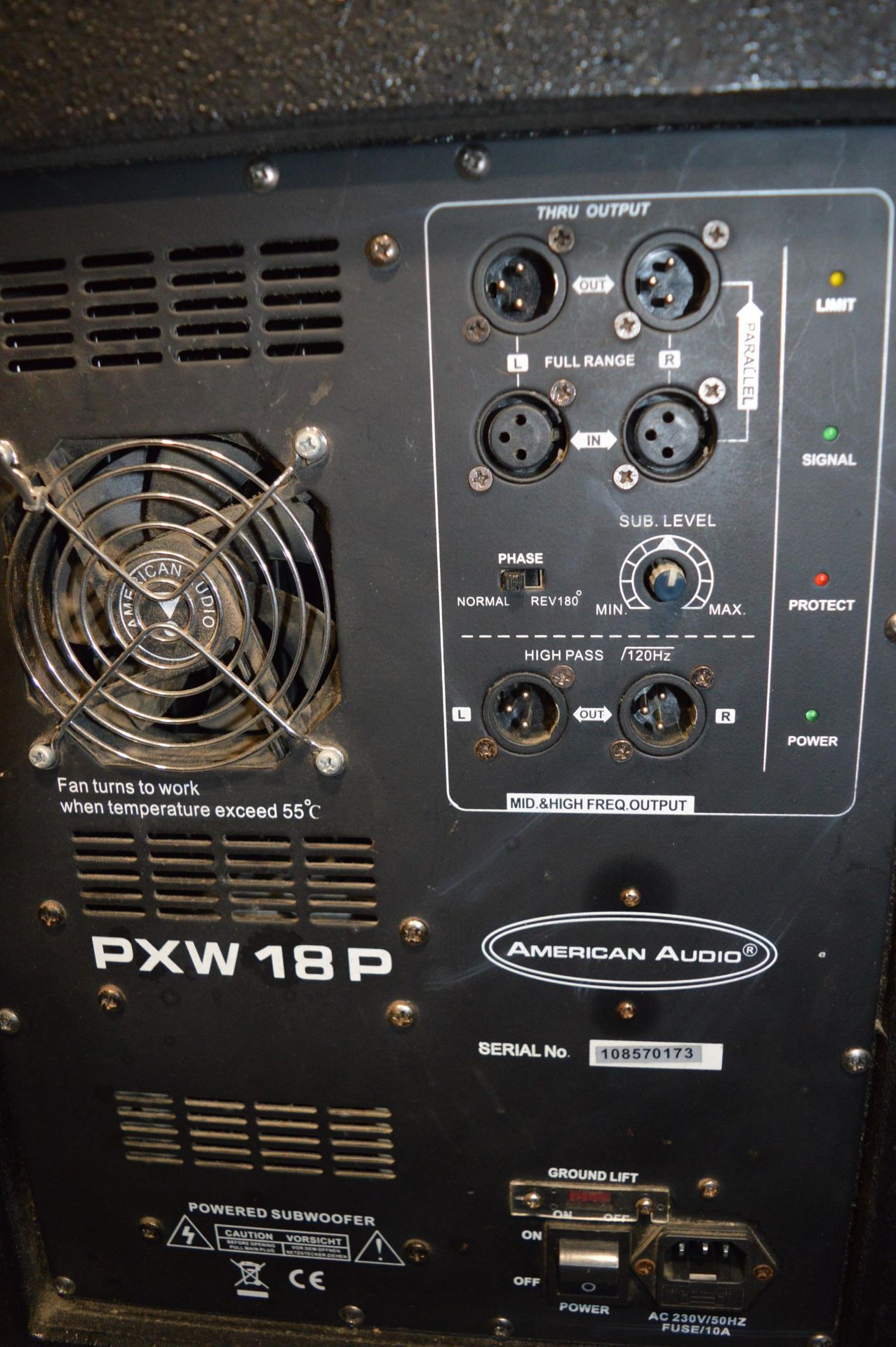 *American Audio PXW 18P Subwoofer - Image 2 of 2