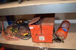 *Extension Leads, Toolbox and Tools, and a Fire Ex