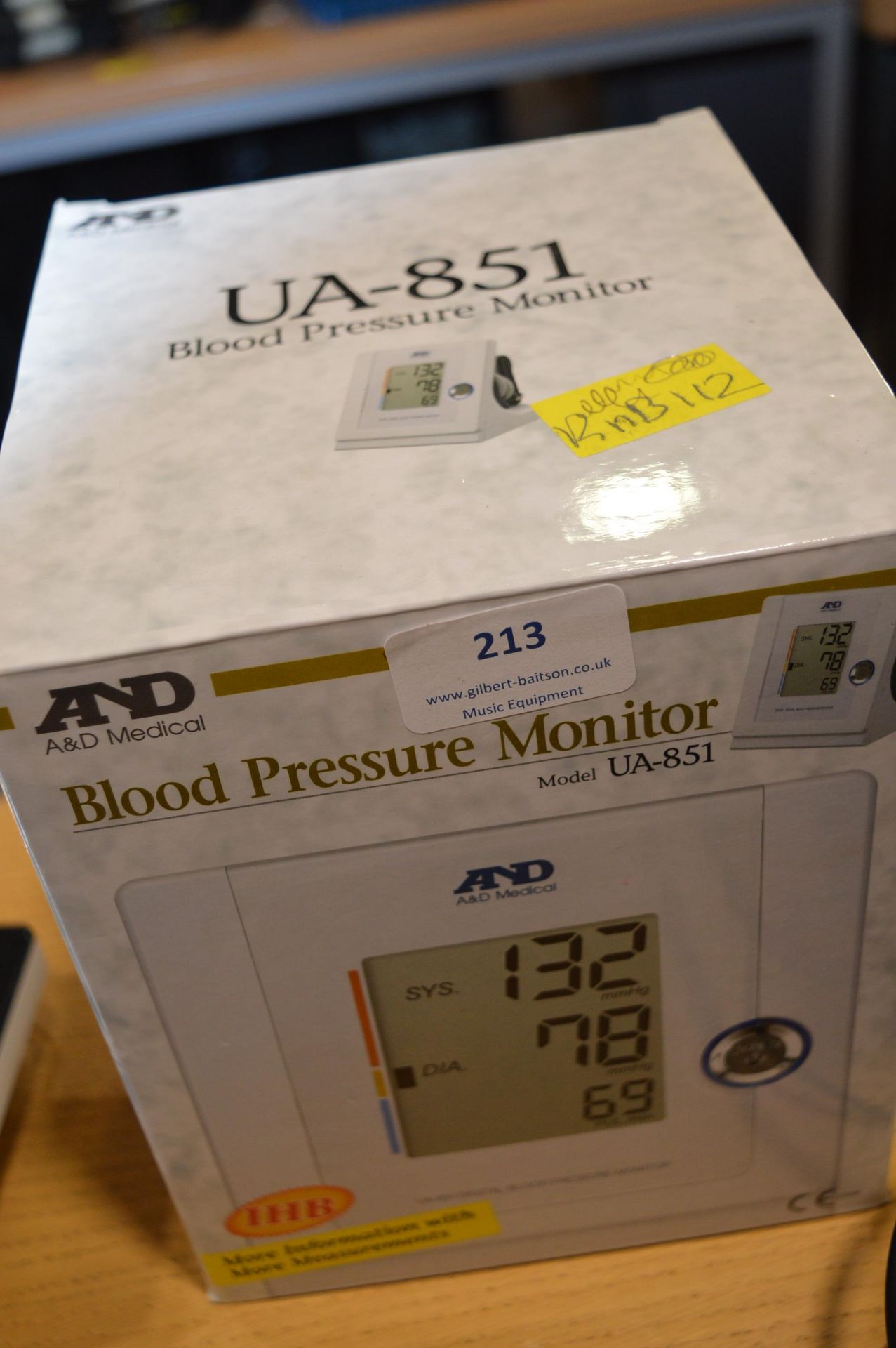 *AND Blood Pressure Monitor Model: UA-851