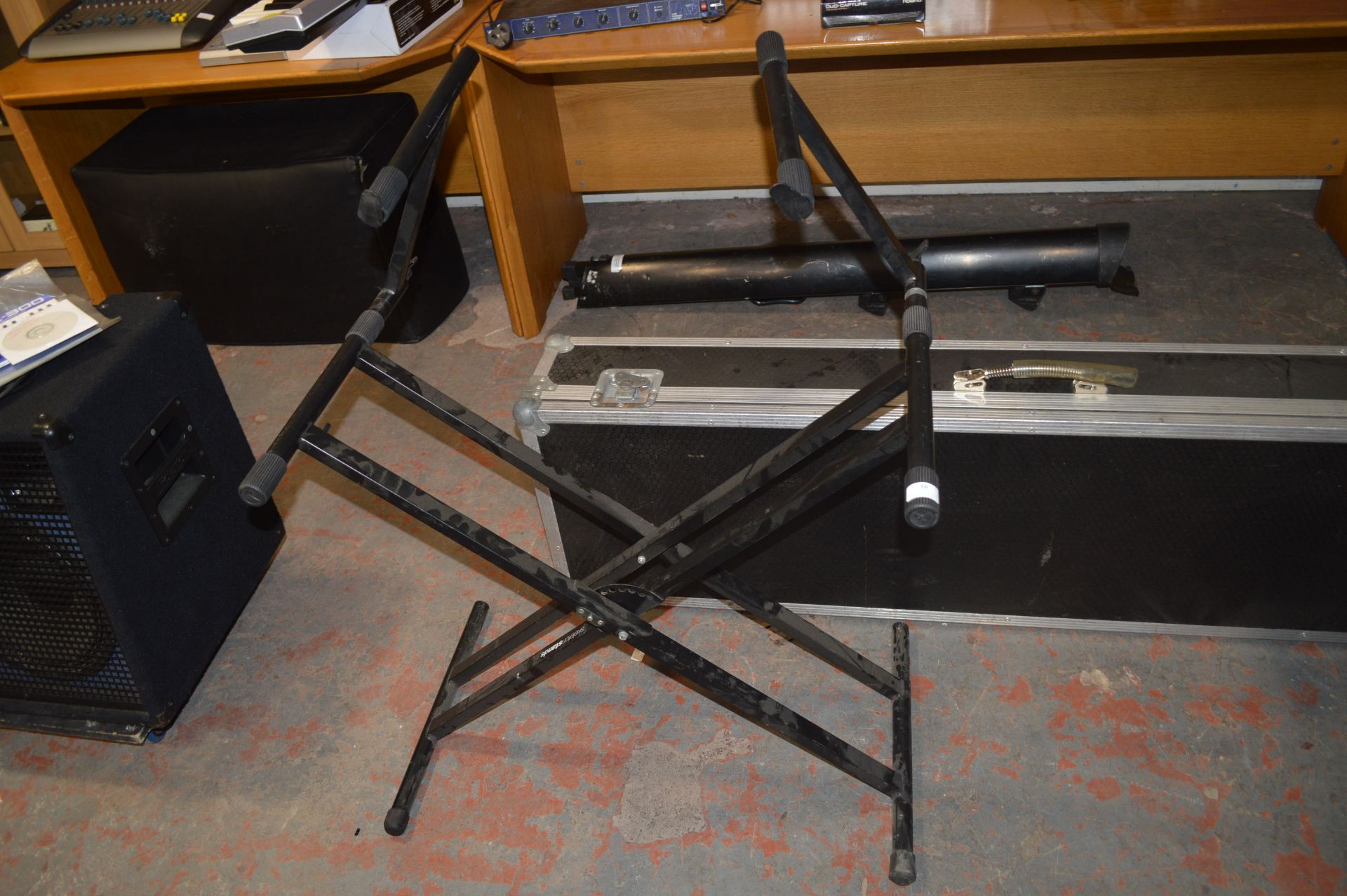 *Skelton Stands Double Piano Stand - Image 2 of 2