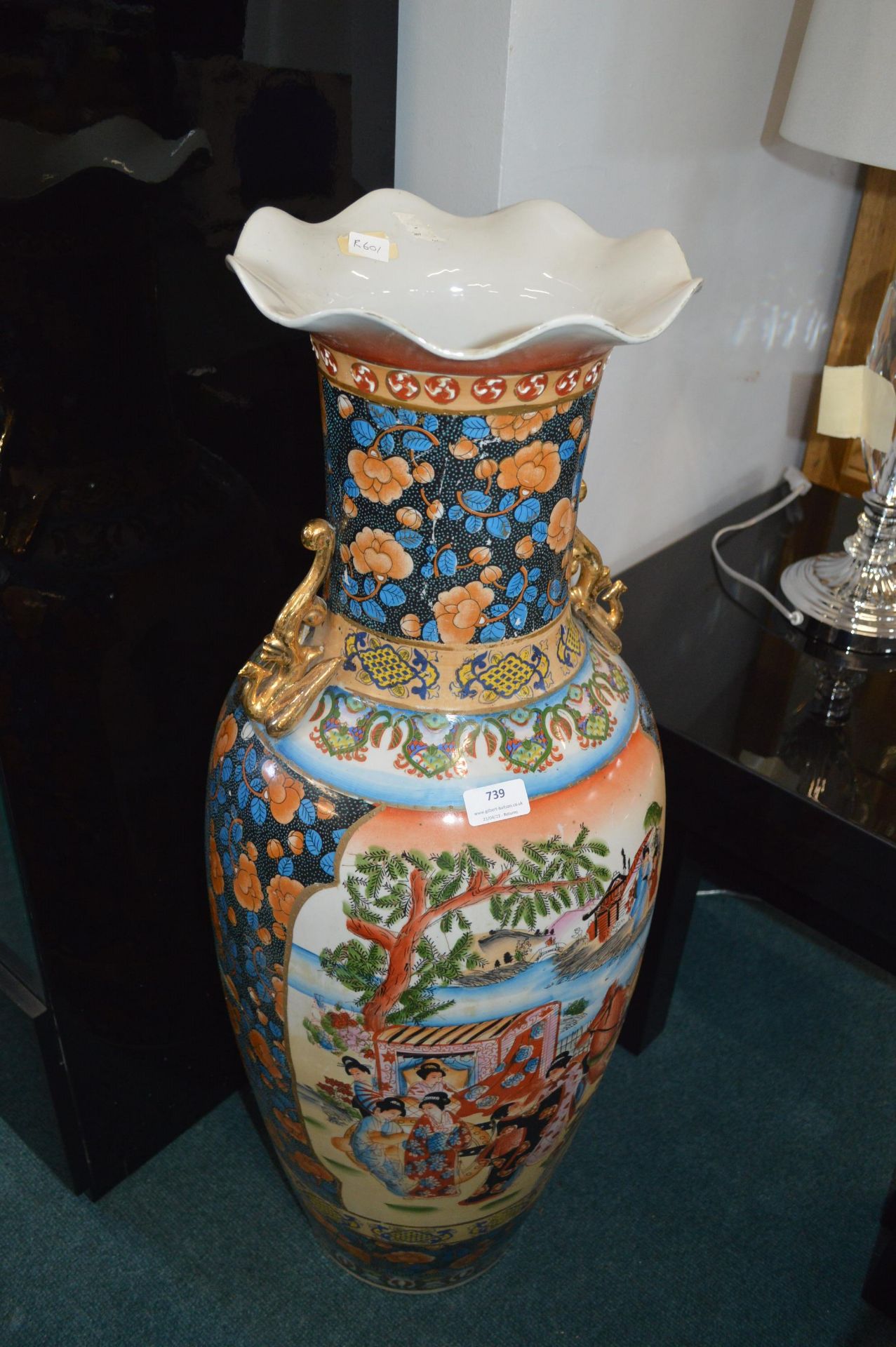 Large Japanese Pottery Vase