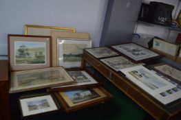 Framed Pictures, Prints, Watercolours, etc.