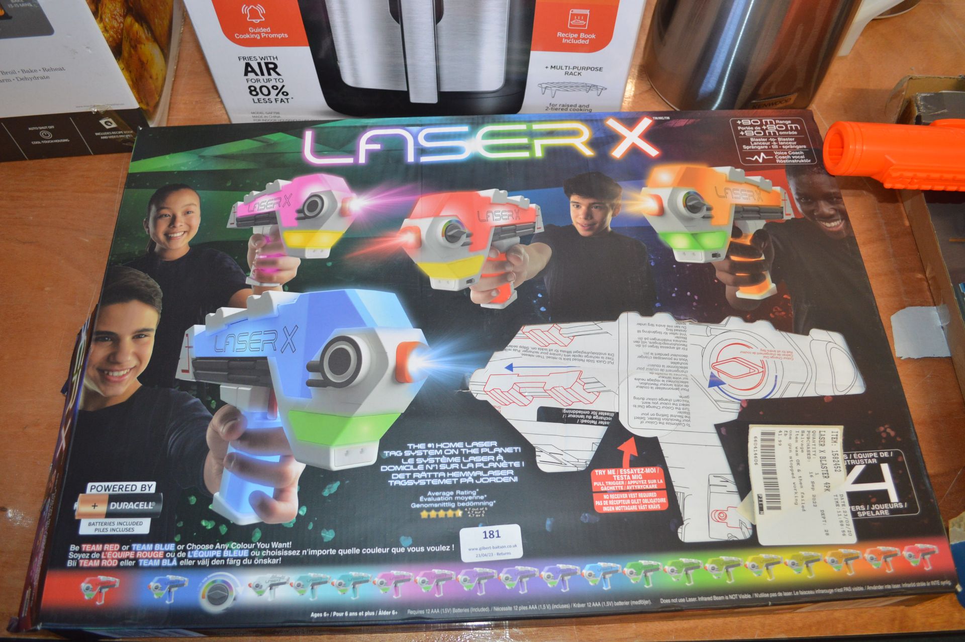*LaserX Blaster Gun Set