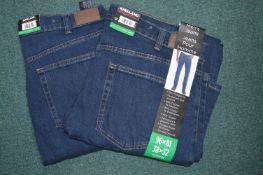 *Two Kirkland Men’s Custom Fit Jeans Size: 38x32