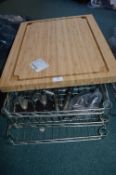 *Bamboo Topped Kitchen Cart