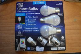 *Feit LED Smart Bulb 3pk