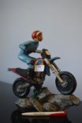 Model Motocross Bike & Rider