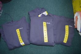 *Four Fila Hooded Tops Size: S
