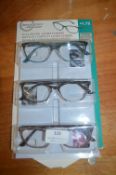 *Foster Grant Full Frame Ladies Reading Glasses 3pk +1.75